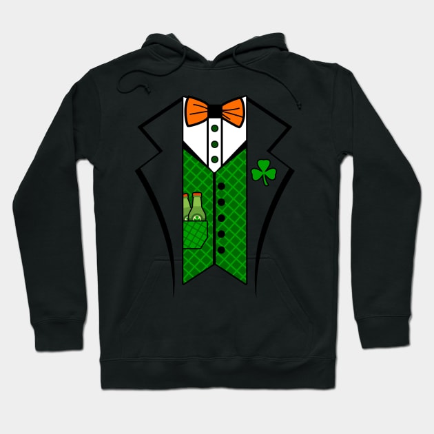 Leprechaun St Patrick's Day Beer Hoodie by RadStar